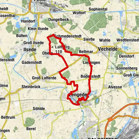 Königstour von Peine über Ilsede nach Lengede - Lieblingsradtour
