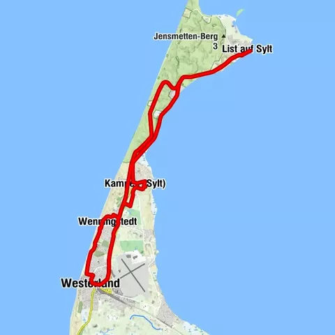 kleine Nord-Rundtour - von Westerland nach List