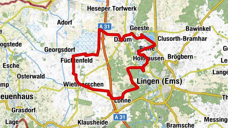 Vom Moor an den Strand