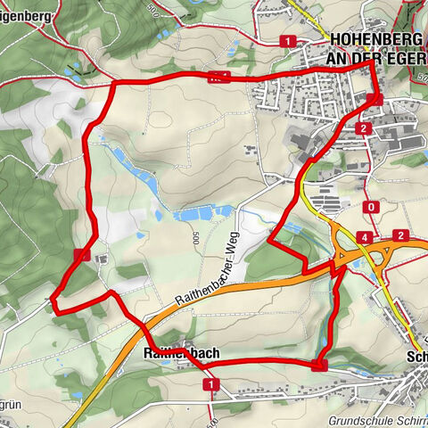 Rundwanderweg 4 Hohenberg
