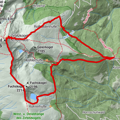 Zirbitzkogel Wildsee Rothaidehütte