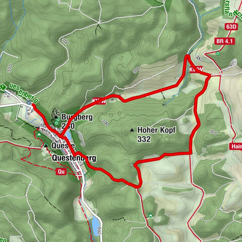 Rundwanderweg Questenberg Karstlandschaft