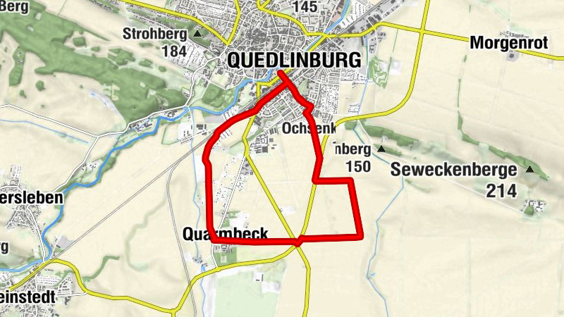 Quedlinburg - Bicklingswarte - Quarmbeck - QLB