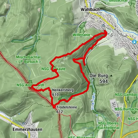 Rothaarsteig-Spur Trödelsteinpfad