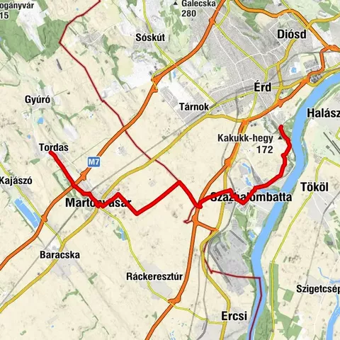 ST302 Érd-Ófalu -Tordas