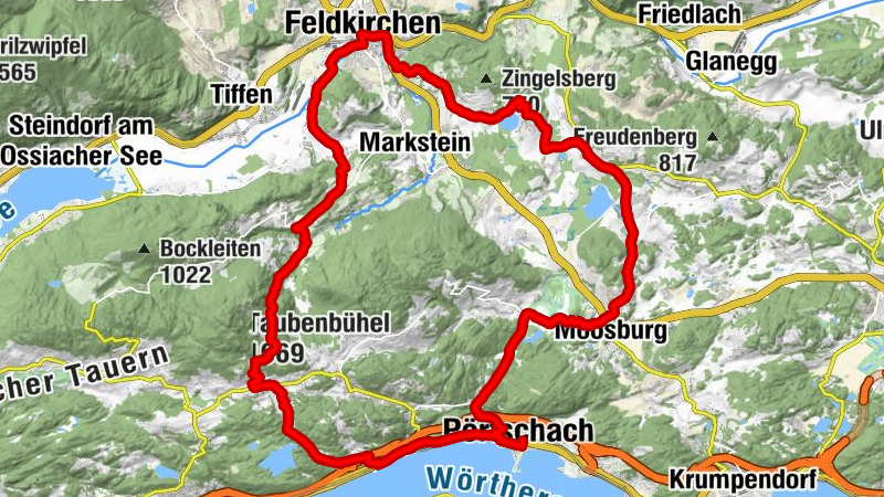 Rail, Rent & Bike Pörtschach – Vier-Seen-Runde nach Feldkirchen