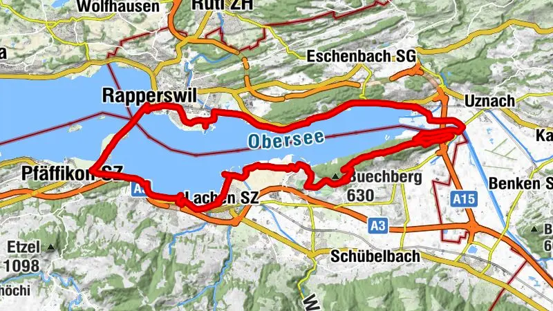 Erlebnisweg Obersee (Velo)