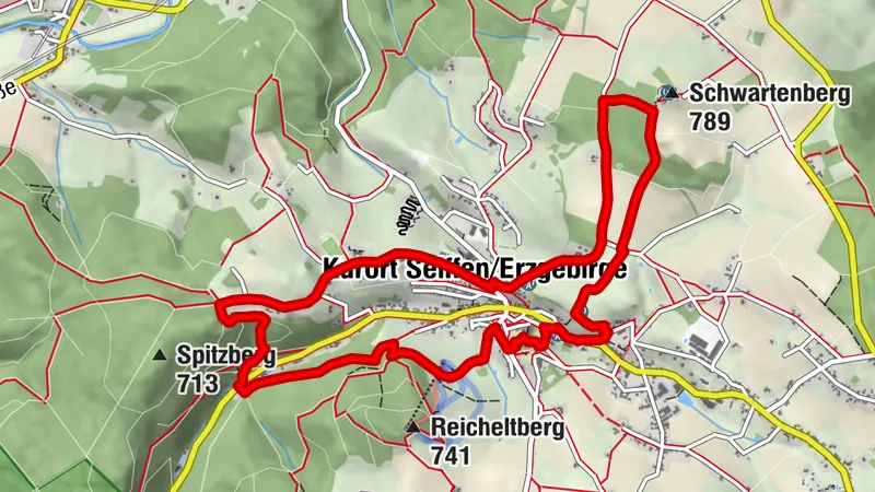 TagesTour Kammweg Kleine Rundtour um Seiffen