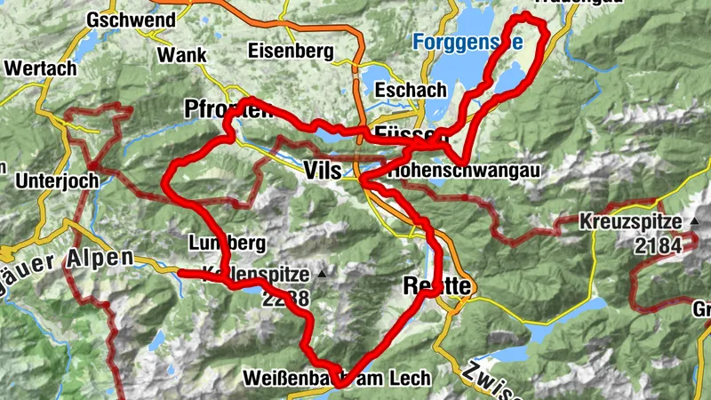 Bannwaldsee tour - fantastic tours in the Tannheimer Tal