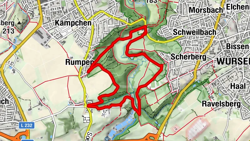 Paulinentour - Würselen-Adamsmühle