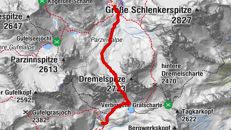 Steinseehütte - Hanauer Hütte