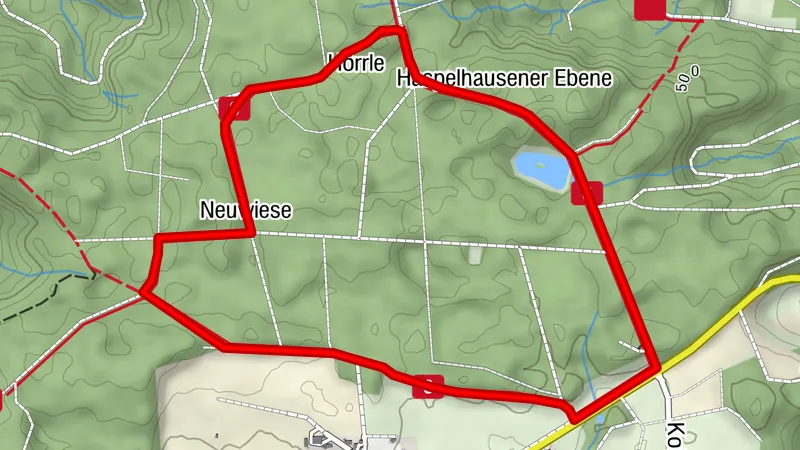 Rundwanderweg 6 Rund um den  Haspelsee