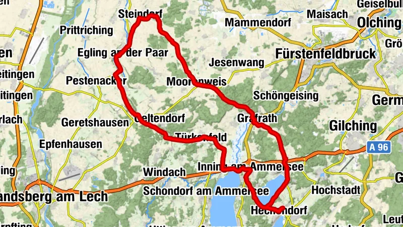 Von Seefeld nach Hofhegnenberg