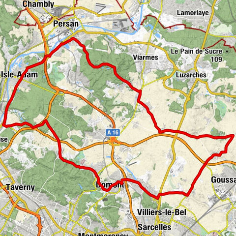 Circuit vélo : Trésors de la Plaine de France