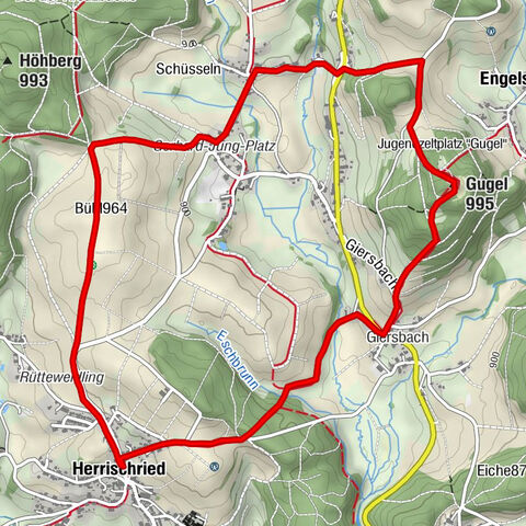 Herrischried - Wanderung zum Gugelturm