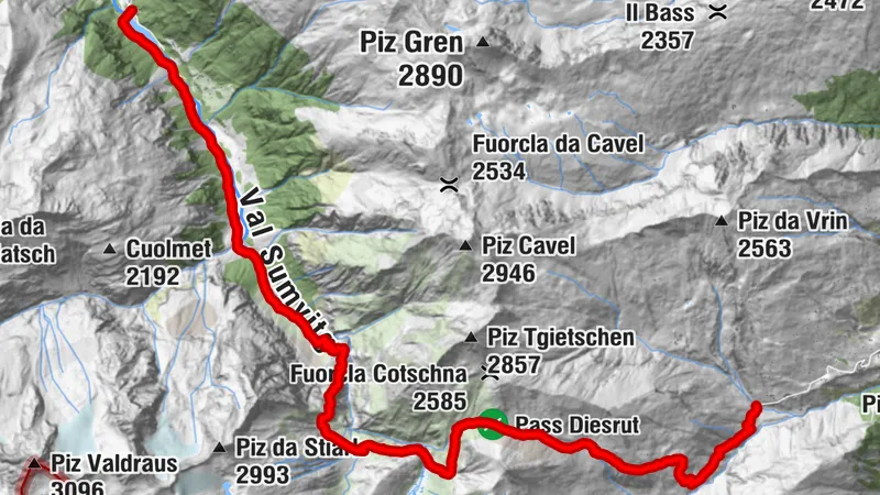 2-day hike Greina high plateau