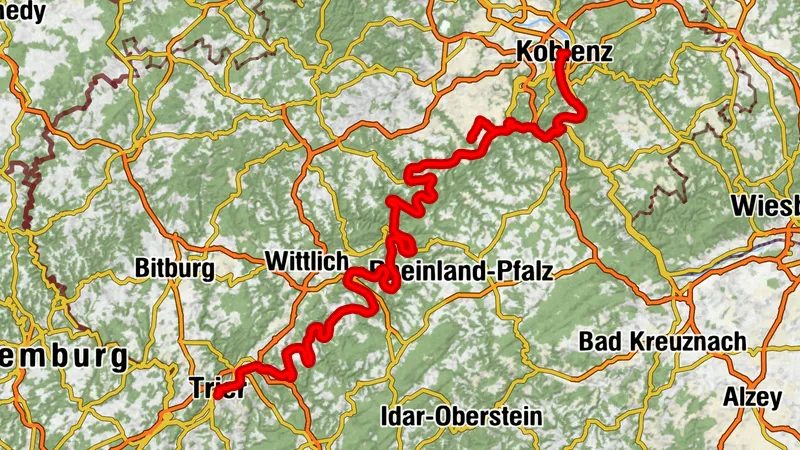 Myths and castles on the Mosel and Rhine - Six-day trip from Trier to Koblenz