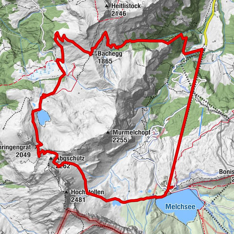 Panorama Wanderung Melchsee-Frutt - Abgschütz - Älggialp - Stöckalp