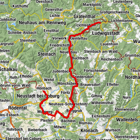Hike - "Green Belt Thuringia" - Stage 2