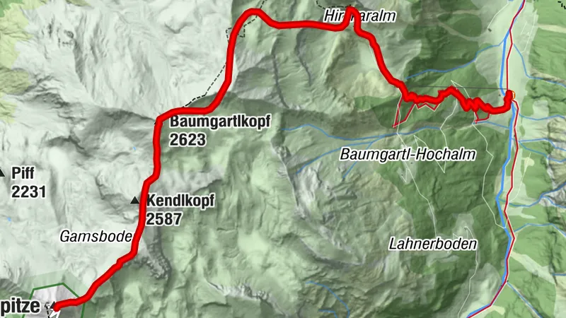 Rauris: Palfneralm - Hirzkaralm - Edelweißspitze no. 13
