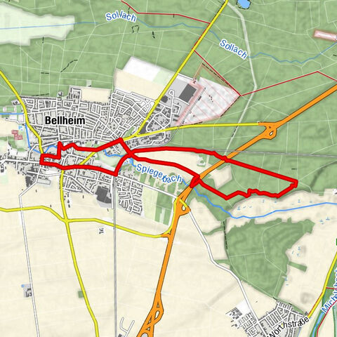 Queich lines - loops (entry Bellheim)