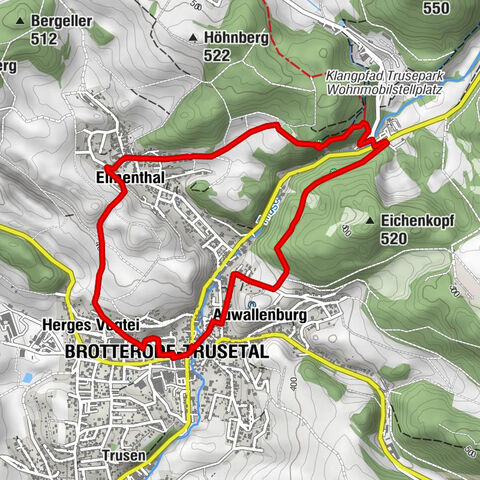 Circular hiking route - "Adventure route around Trusetal" - Thuringian Forest