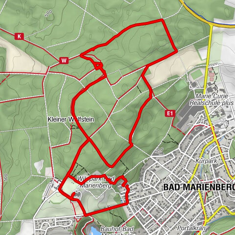 Bad Marienberg Wildpark Runde (Mittel)