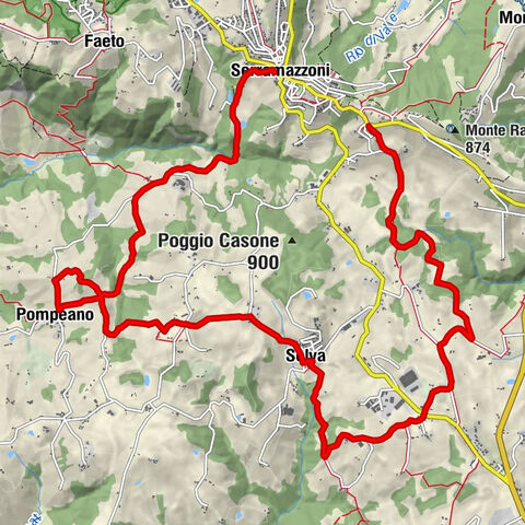 Percorso 2  Montaspro/Selva/Amareto/Pompeano