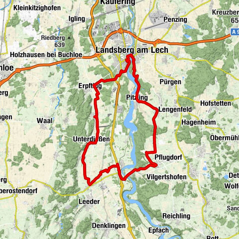Von Landsberg bis nach Mundraching