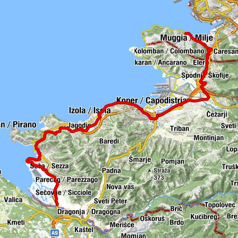 Parenzana Slowenien Italien 2020